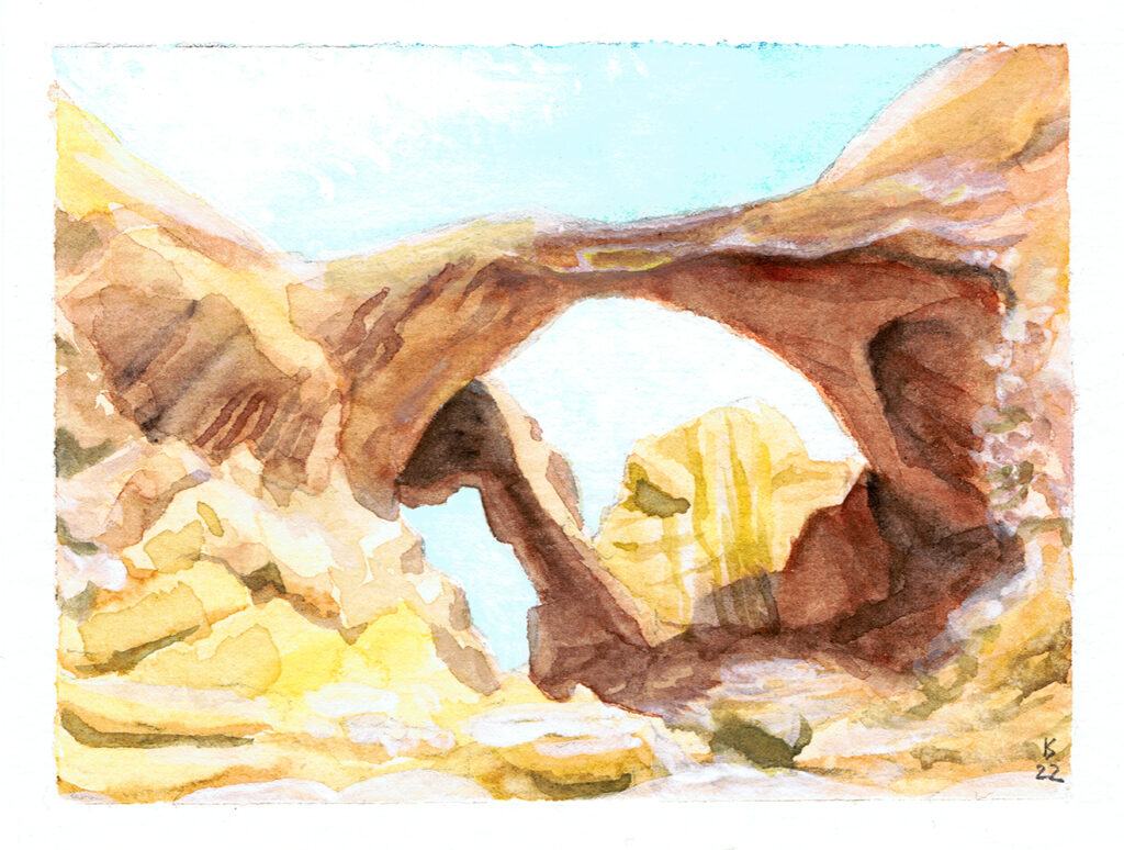 Light and Shadow in a dessert